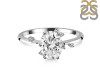 Crystal & White Topaz Ring CST-RR-318.