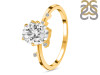 Crystal & White Topaz Ring CST-RR-318.