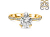 Crystal & White Topaz Ring CST-RR-344A.