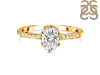 Crystal & White Topaz Ring CST-RR-35.