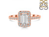 Crystal & White Topaz Ring CST-RR-432.