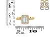 Crystal & White Topaz Ring CST-RR-432.