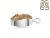Citrine Druzy Pendant-SP CTD-1-11