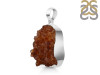 Citrine Druzy Pendant-SP CTD-1-42