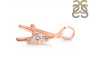 Cubic Zirconia Alphabet A Pendant CUZ-RDA-1.