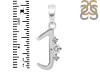 Cubic Zirconia Alphabet J Pendant CUZ-RDA-10.