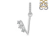 Cubic Zirconia Alphabet V Pendant CUZ-RDA-100.