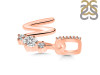 Cubic Zirconia Alphabet W Pendant CUZ-RDA-101.