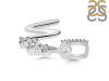 Cubic Zirconia Alphabet W Pendant CUZ-RDA-101.