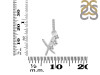 Cubic Zirconia Alphabet X Pendant CUZ-RDA-102.