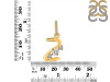 Cubic Zirconia Alphabet Z Pendant CUZ-RDA-104.