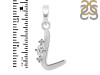 Cubic Zirconia Alphabet L Pendant CUZ-RDA-12.