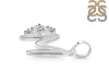 Cubic Zirconia Alphabet M Pendant CUZ-RDA-13.