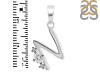 Cubic Zirconia Alphabet N Pendant CUZ-RDA-14.