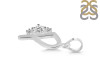 Cubic Zirconia Alphabet P Pendant CUZ-RDA-16.