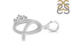 Cubic Zirconia Alphabet Q Pendant CUZ-RDA-17.