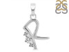 Cubic Zirconia Alphabet R Pendant CUZ-RDA-18.