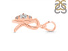 Cubic Zirconia Alphabet R Pendant CUZ-RDA-18.