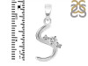 Cubic Zirconia Alphabet S Pendant CUZ-RDA-19.