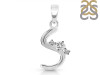 Cubic Zirconia Alphabet S Pendant CUZ-RDA-19.