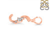 Cubic Zirconia Alphabet S Pendant CUZ-RDA-19.