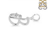 Cubic Zirconia Alphabet B Pendant CUZ-RDA-2.