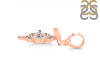 Cubic Zirconia Alphabet T Pendant CUZ-RDA-20.