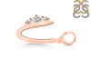 Cubic Zirconia Alphabet U Pendant CUZ-RDA-21.