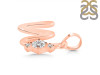 Cubic Zirconia Alphabet W Pendant CUZ-RDA-23.