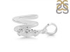 Cubic Zirconia Alphabet W Pendant CUZ-RDA-23.
