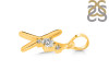 Cubic Zirconia Alphabet X Pendant CUZ-RDA-24.