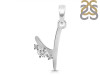 Cubic Zirconia Alphabet Y Pendant CUZ-RDA-25.