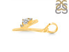 Cubic Zirconia Alphabet Y Pendant CUZ-RDA-25.