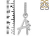 Cubic Zirconia Alphabet A Pendant CUZ-RDA-27.