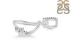 Cubic Zirconia Alphabet D Pendant CUZ-RDA-30.