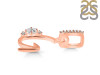 Cubic Zirconia Alphabet G Pendant CUZ-RDA-33.