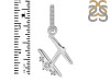 Cubic Zirconia Alphabet H Pendant CUZ-RDA-34.
