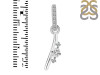 Cubic Zirconia Alphabet I Pendant CUZ-RDA-35.