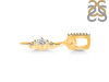 Cubic Zirconia Alphabet I Pendant CUZ-RDA-35.