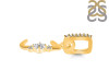 Cubic Zirconia Alphabet J Pendant CUZ-RDA-36.