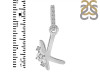 Cubic Zirconia Alphabet K Pendant CUZ-RDA-37.