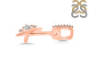 Cubic Zirconia Alphabet K Pendant CUZ-RDA-37.