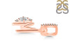 Cubic Zirconia Alphabet M Pendant CUZ-RDA-39.
