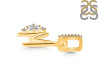 Cubic Zirconia Alphabet M Pendant CUZ-RDA-39.