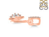 Cubic Zirconia Alphabet N Pendant CUZ-RDA-40.