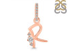 Cubic Zirconia Alphabet R Pendant CUZ-RDA-44.