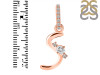 Cubic Zirconia Alphabet S Pendant CUZ-RDA-45.