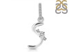 Cubic Zirconia Alphabet S Pendant CUZ-RDA-45.