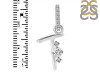 Cubic Zirconia Alphabet T Pendant CUZ-RDA-46.