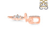 Cubic Zirconia Alphabet T Pendant CUZ-RDA-46.